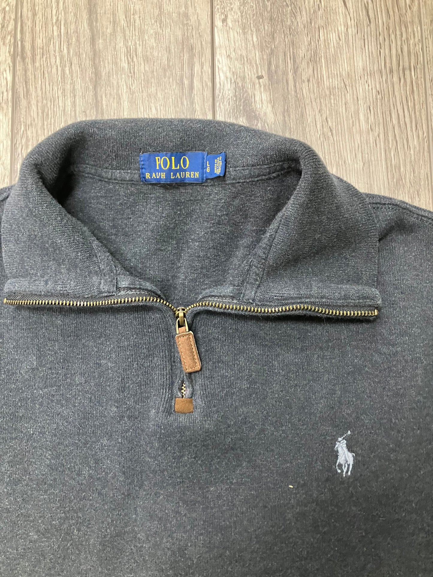 Polo Ralph Lauren Quarter-Zip Sweater Size L