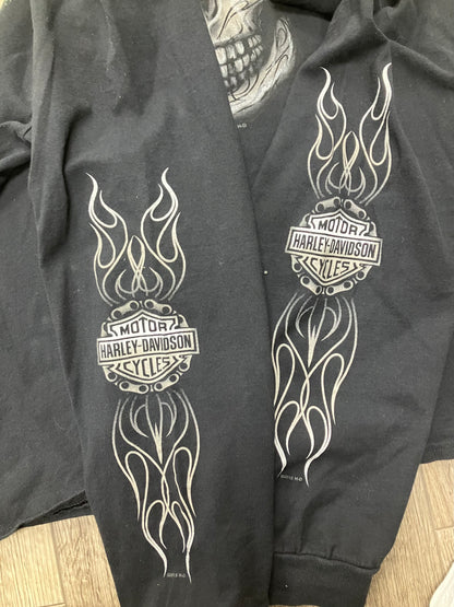 Harley Davidson Skull Longsleeve Tee Size XL