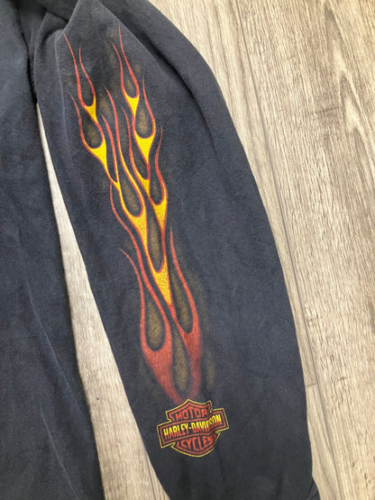 Harley Davidson Flame Long-Sleeve Tee Size XL