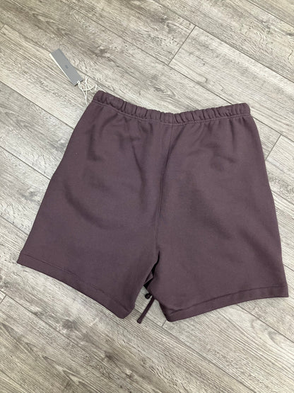 XL-Fear Of God Essentials Plum Shorts