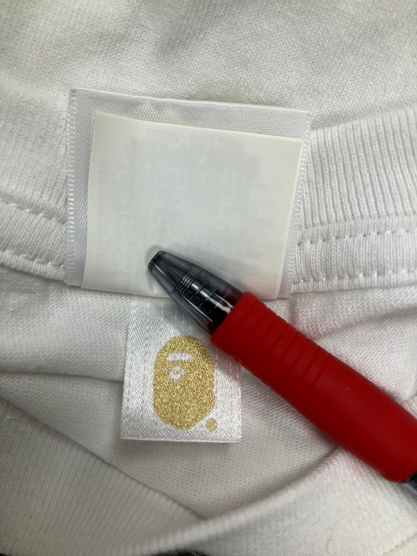 M-Bape Embroidered Head Logo tee