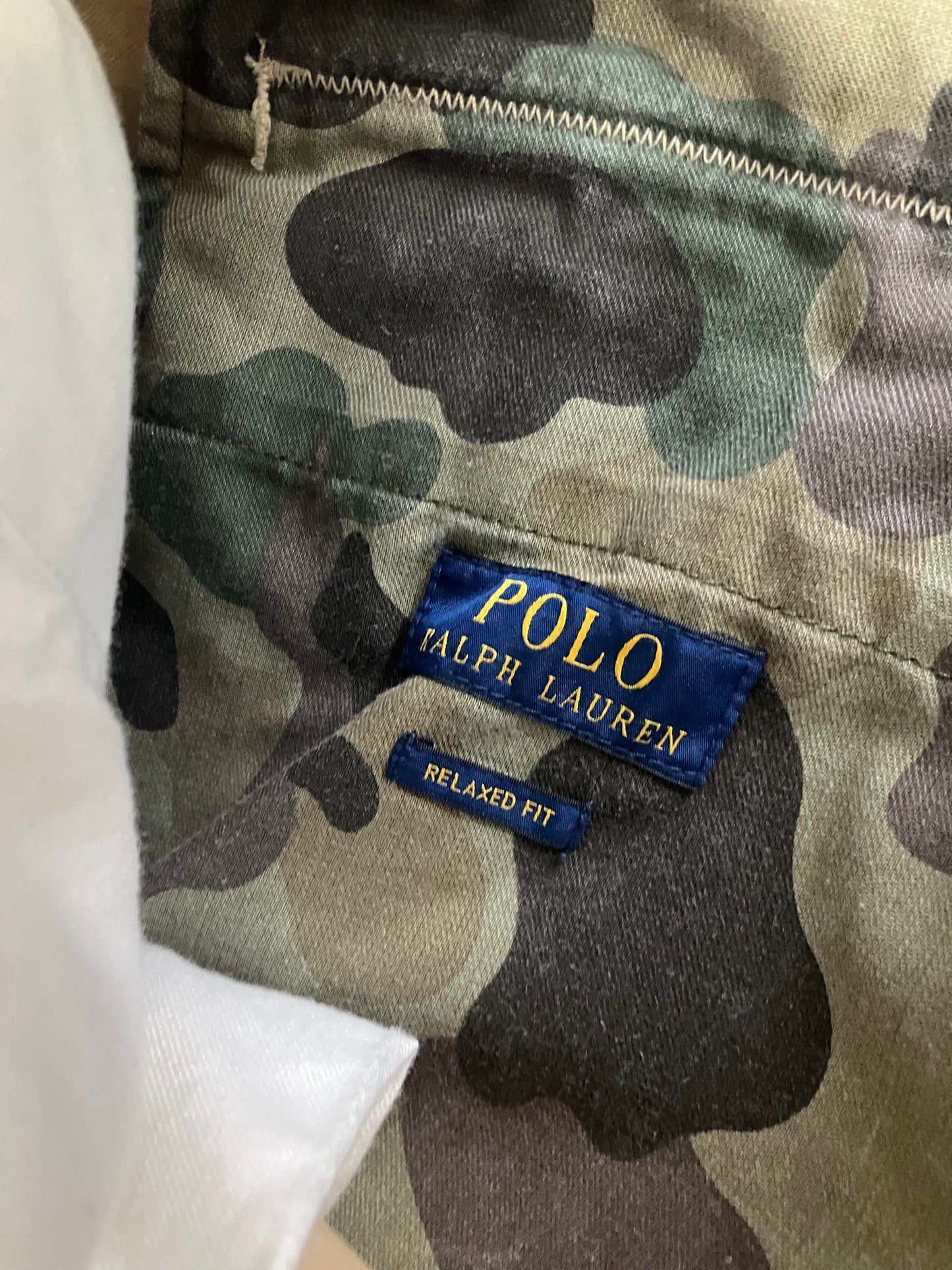 33-Polo Ralph Lauren Distressed  Patchwork Chino Pants