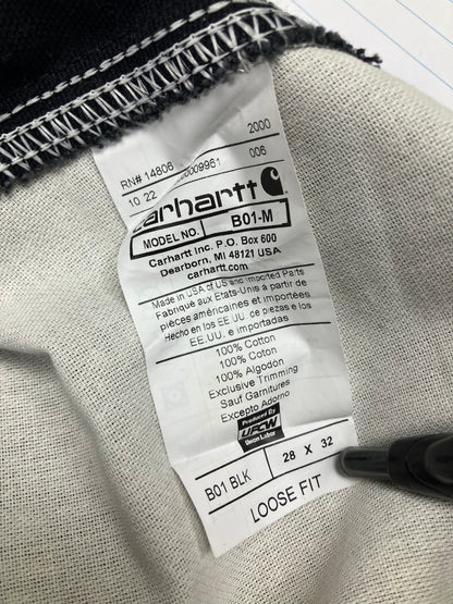 28-Carhartt Double Knee Pants Made in USA