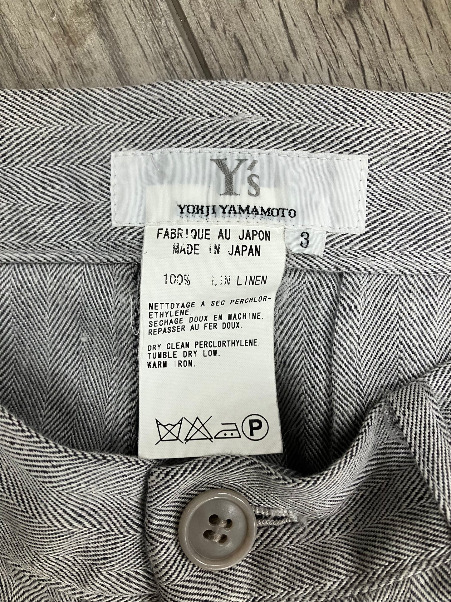 30-Yohji Yamamoto Y’s Linen Pants