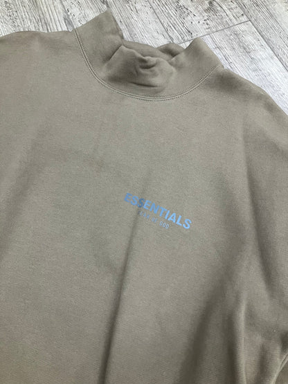 M-Fear Of God Essentials Mock-neck Sweatshirt