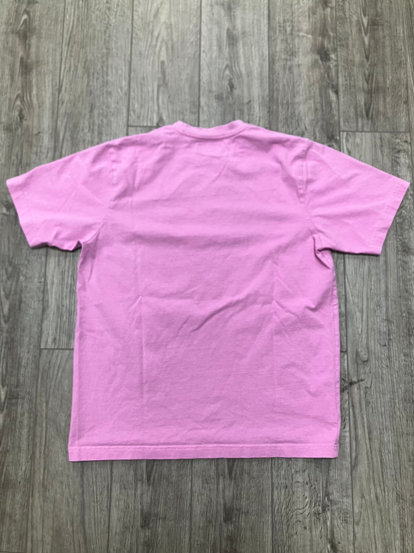 Stussy Pink Mini Logo Tee Size S