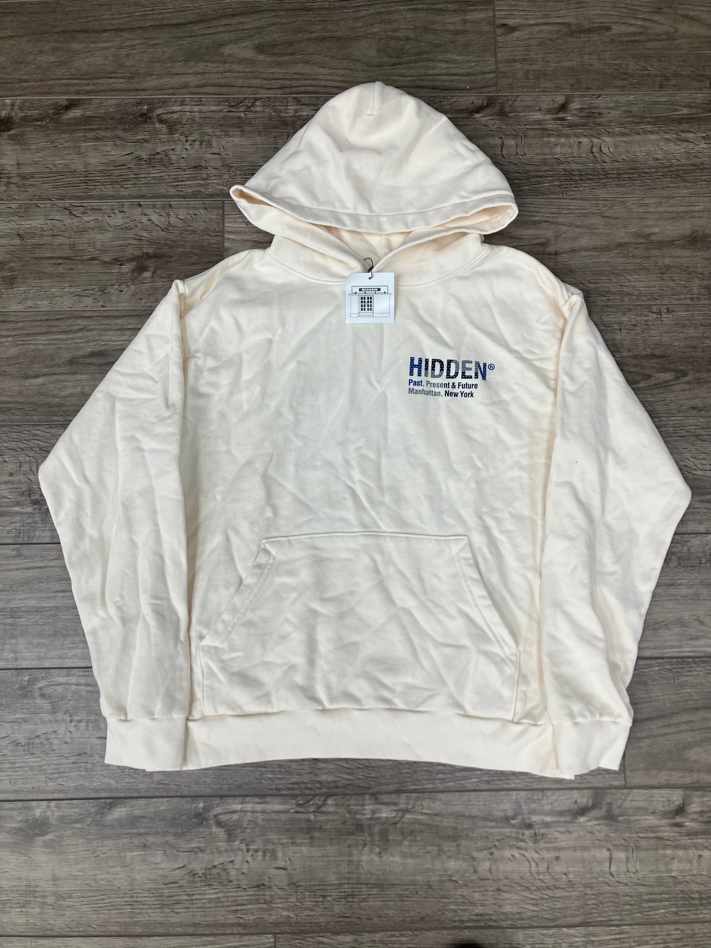 Hidden NY Boro Hoodie Natural Size M