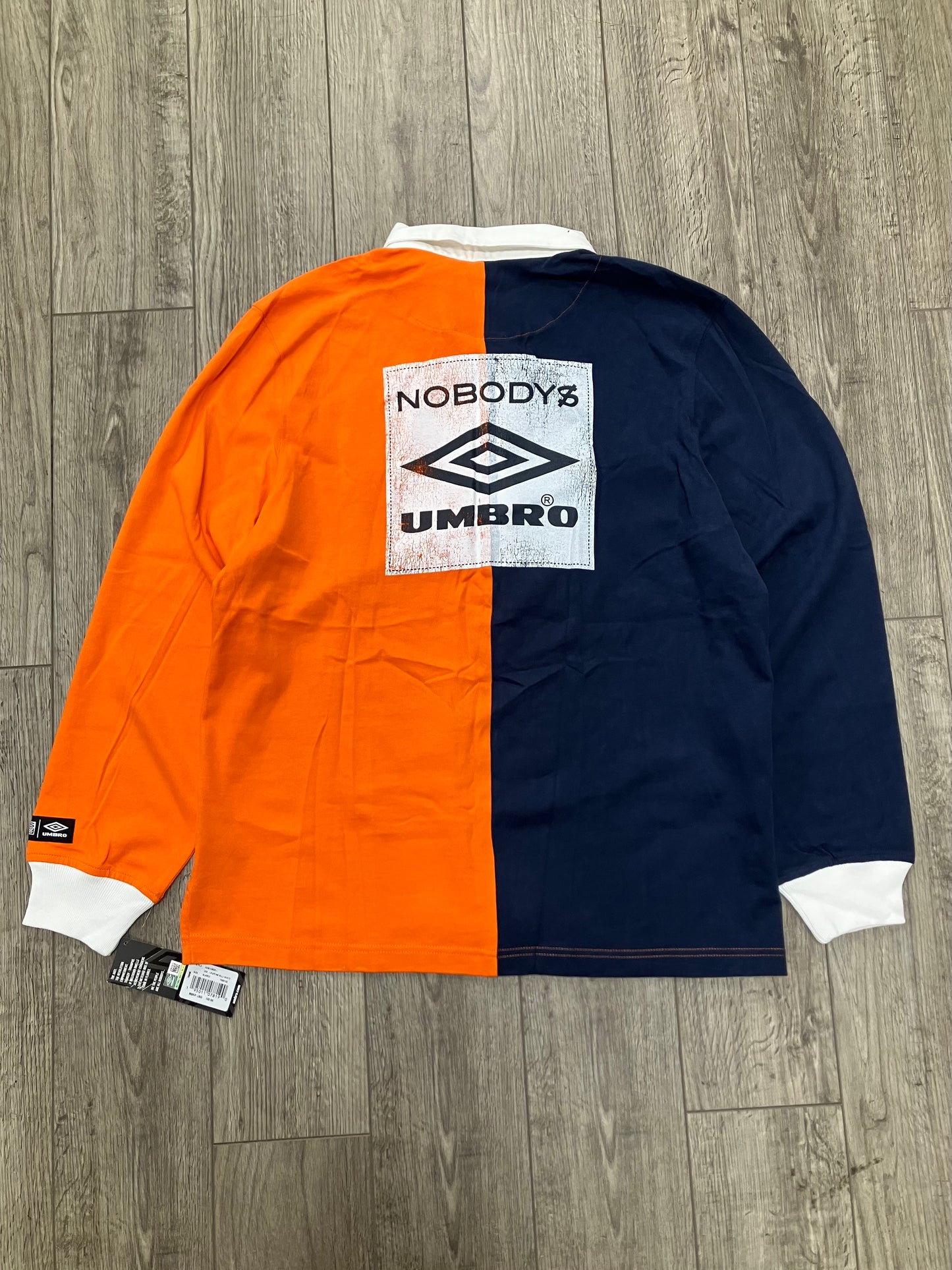 XL-Umbro famous Nobody’s Rugby Long Sleeve