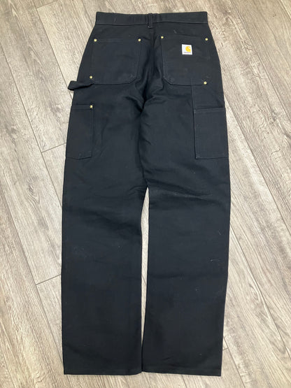28-Carhartt Double Knee Pants Made in USA