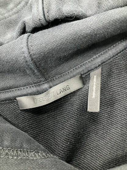 L-Helmut Lang Stencil Logo Hoodie