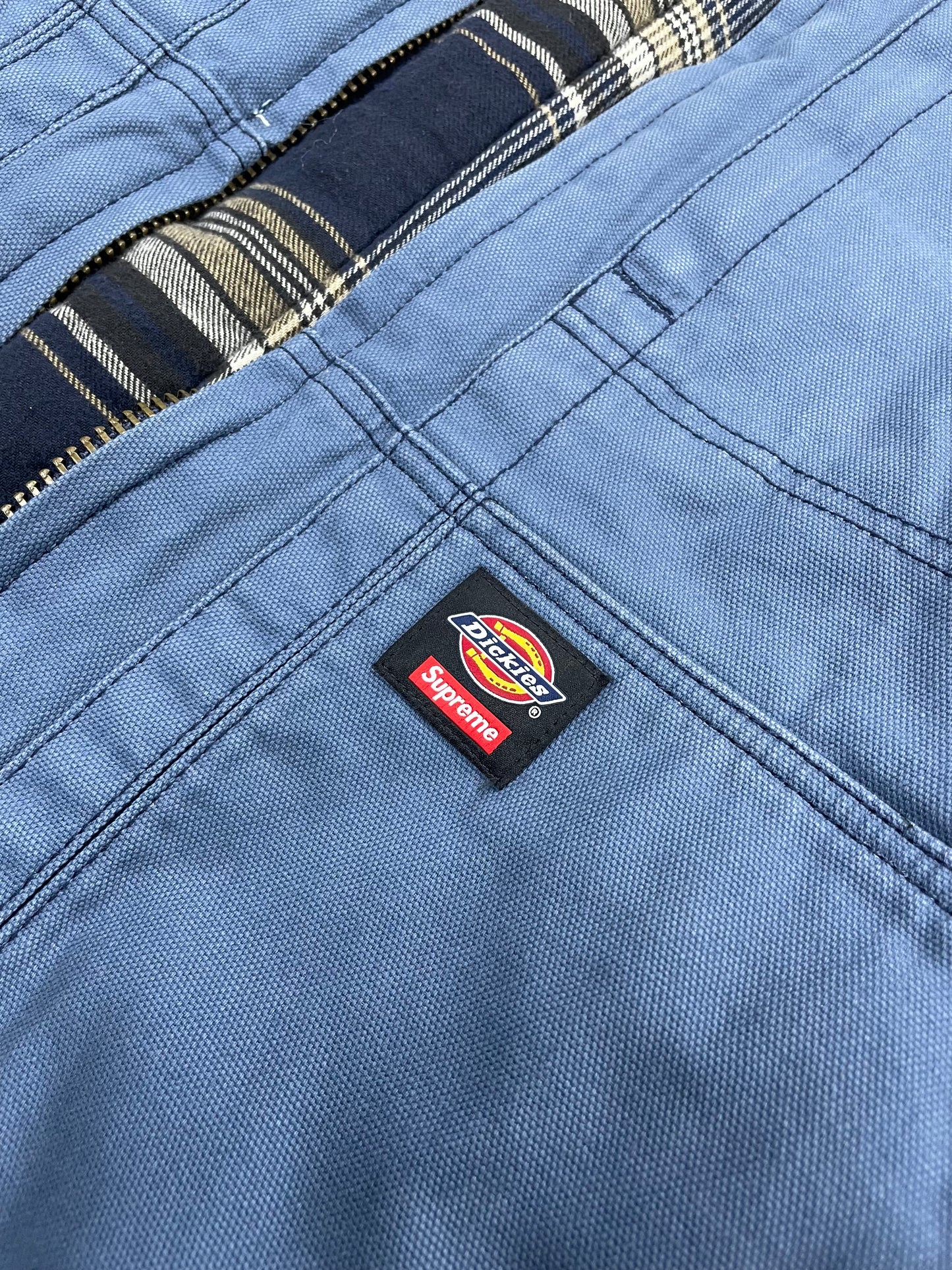 XL-Supreme Dickies Plaid Lined Work Jacket