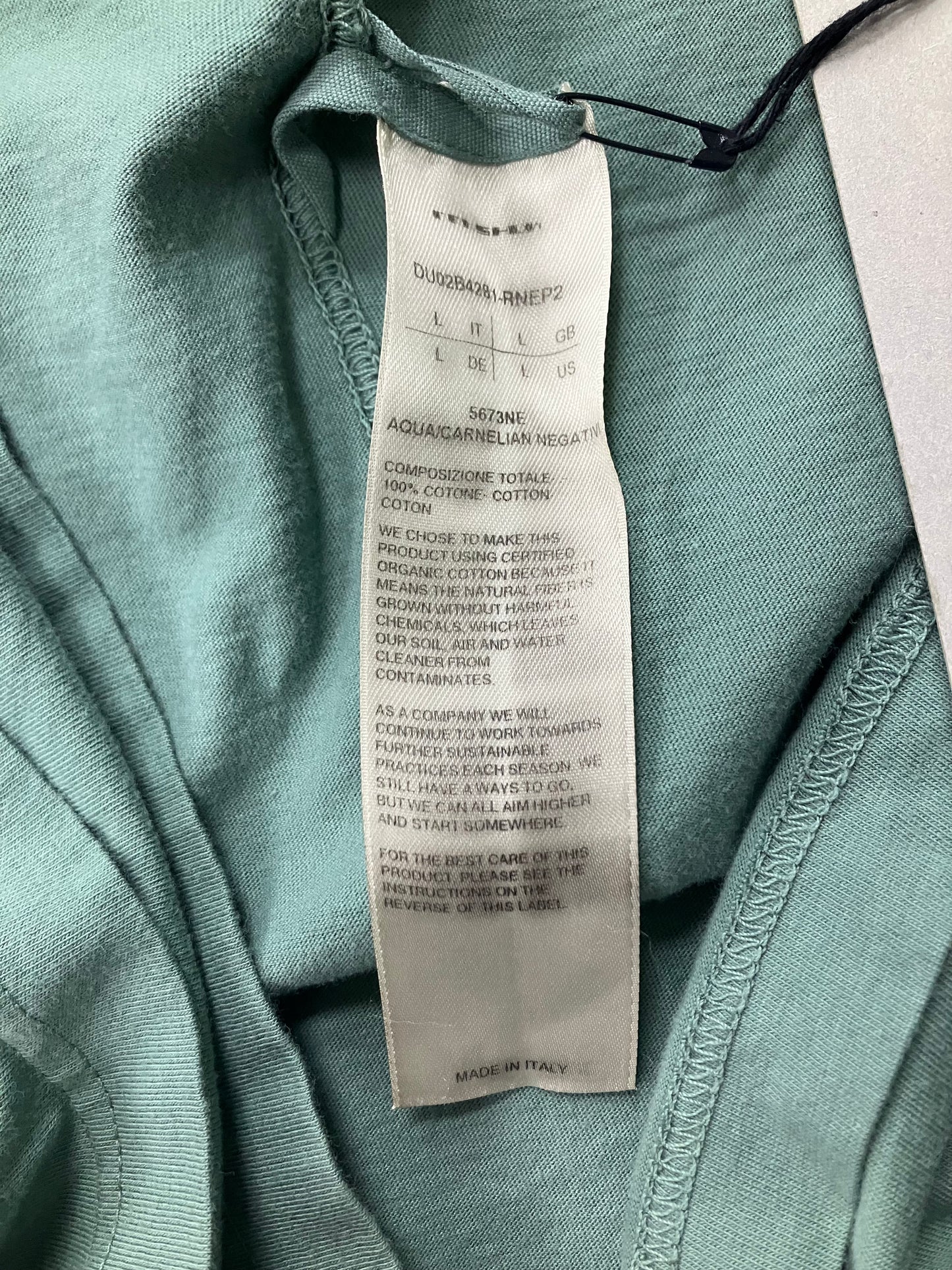 L-Rick Owens DRKSHDW Hustler aqua Hoodie
