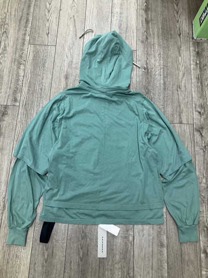 L-Rick Owens DRKSHDW Hustler aqua Hoodie