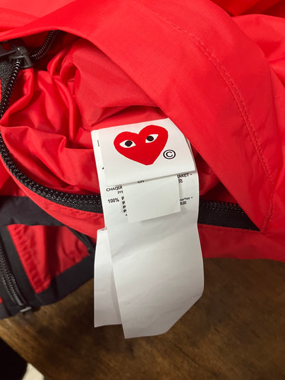 XL-Comme Des Garçons Play K-Way Full zip
