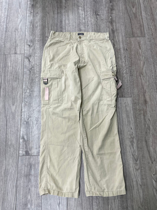 Vintage Polo Jeans Co Khaki Cargo Pants Size 34