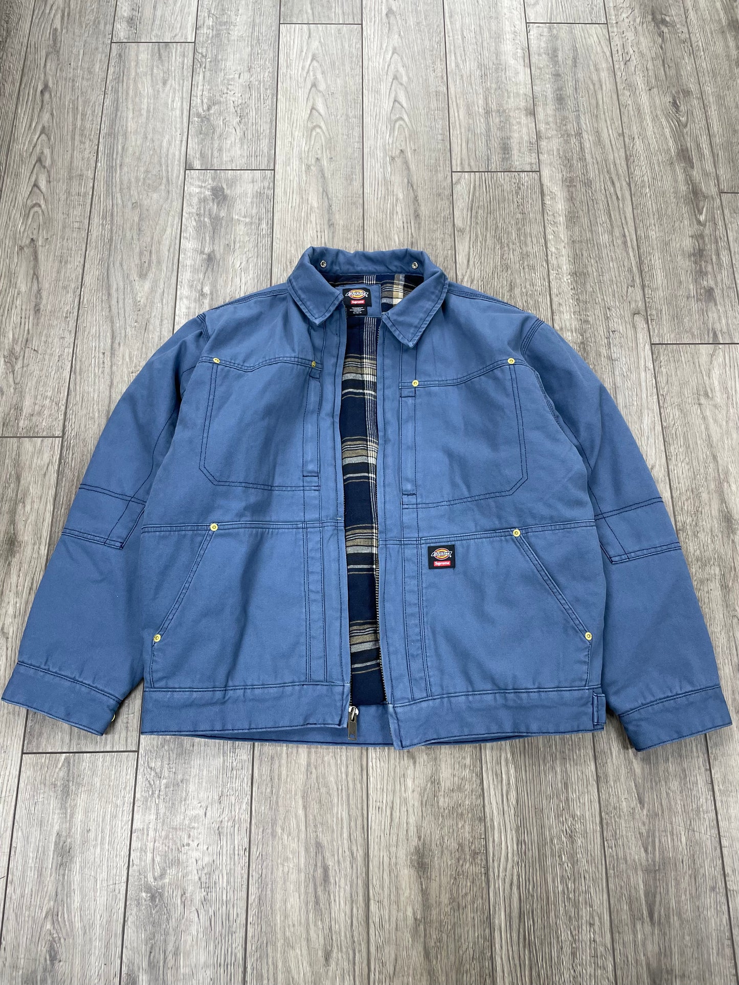 XL-Supreme Dickies Plaid Lined Work Jacket