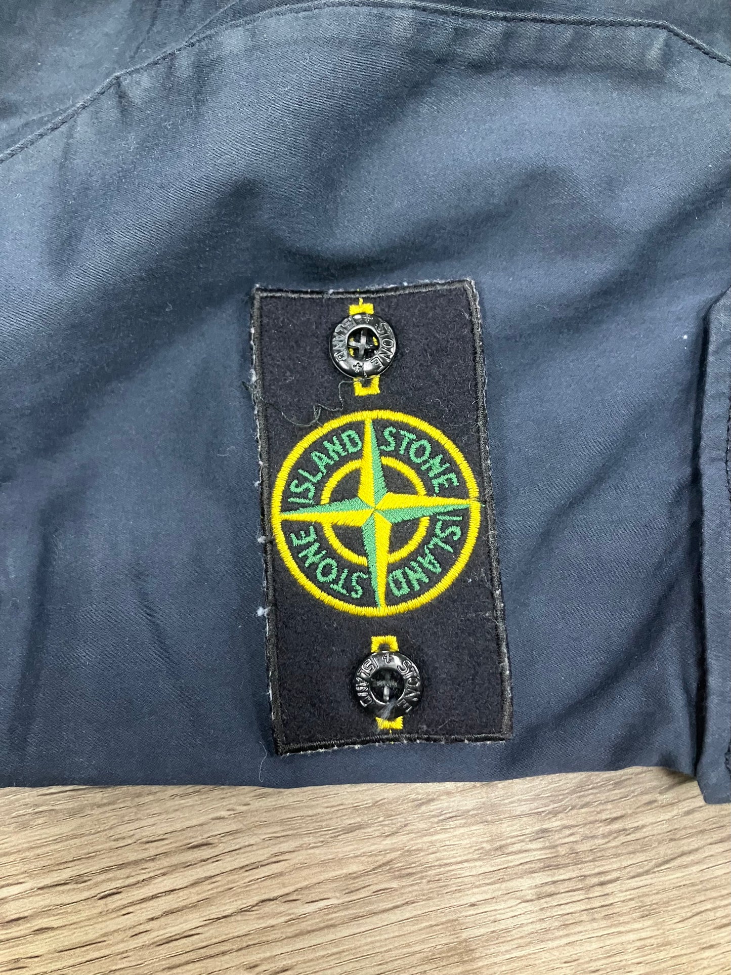 34-Stone Island Compass-Patch Cargo Pants
