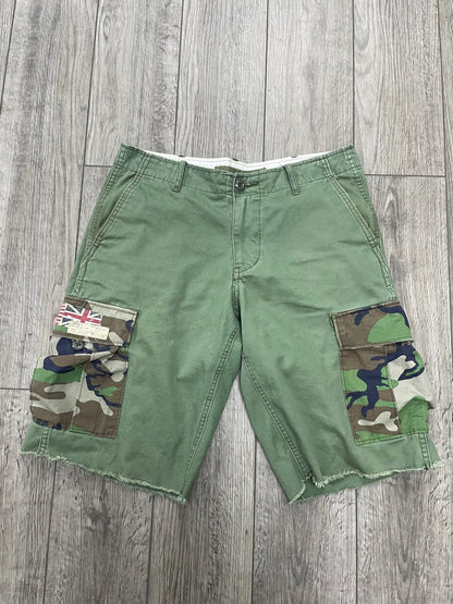 30-Denim & Supply Ralph Lauren Military Cargo Flag Shorts