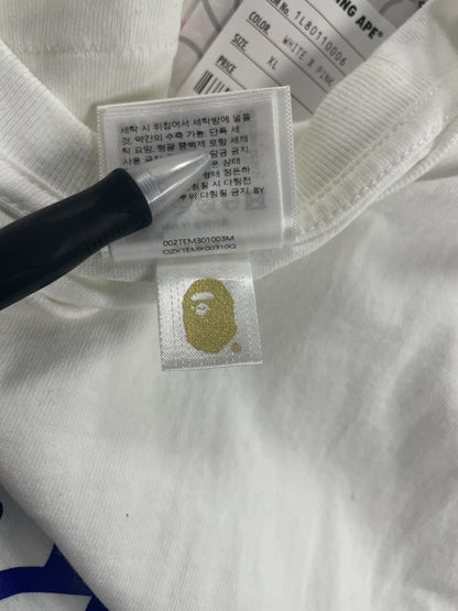 XL-Bape ABC Blue Milo Camo Ape Head Tee