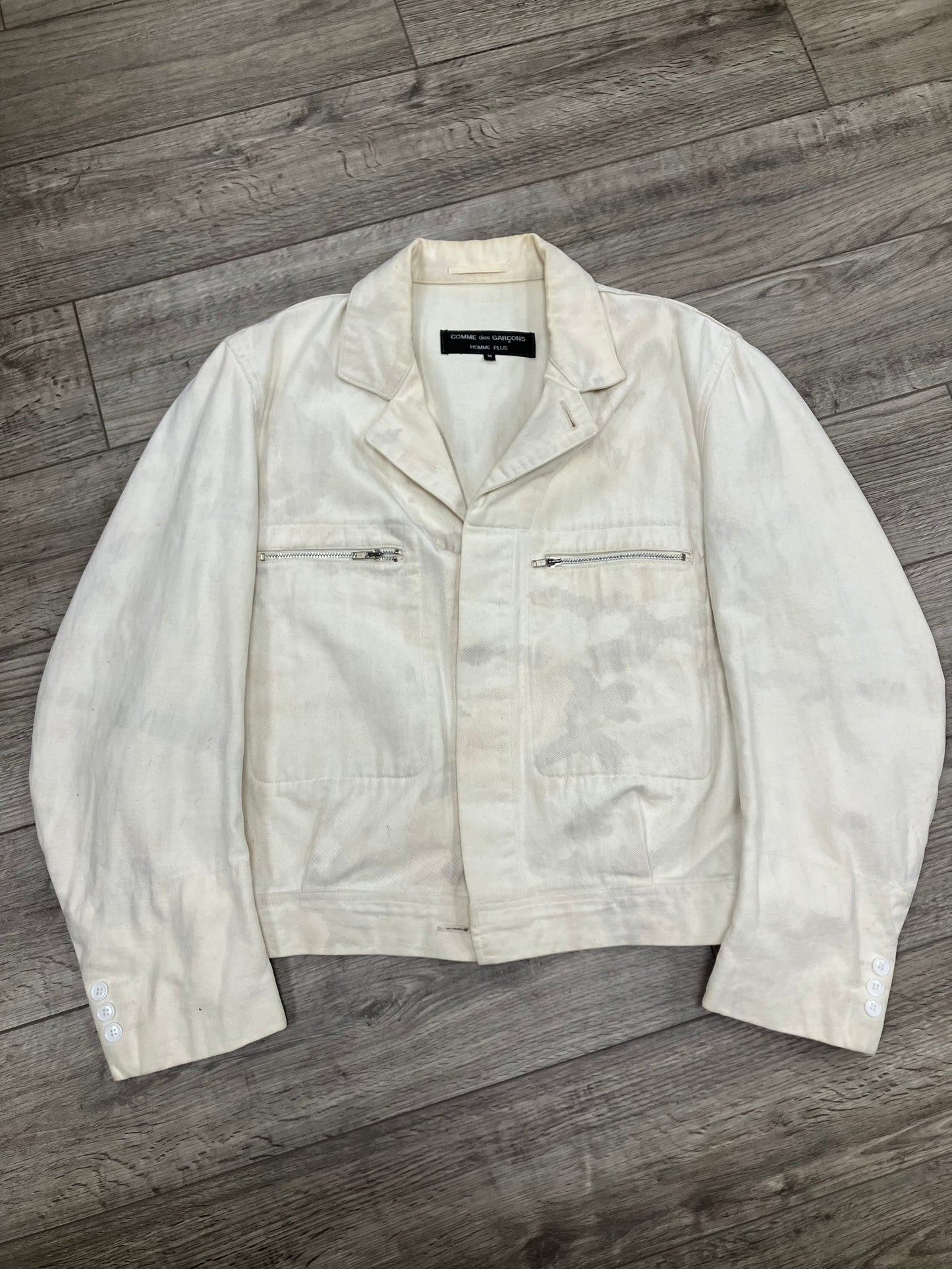 M-Comme Des Garçons Homme Plus Arctic Camouflage Cotton Jacket