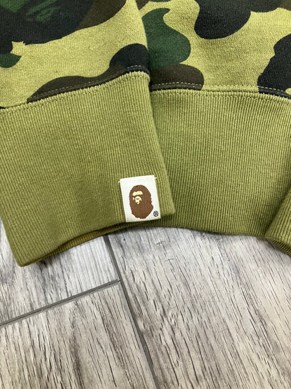 S-Bape Full Zip Green Camo