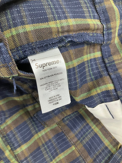 30-Supreme Plaid/Navy Work Pants