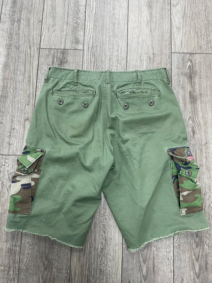 30-Denim & Supply Ralph Lauren Military Cargo Flag Shorts
