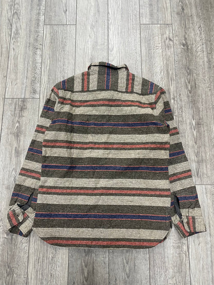 M-RRL Preston Striped Cotton Blend Overshirt