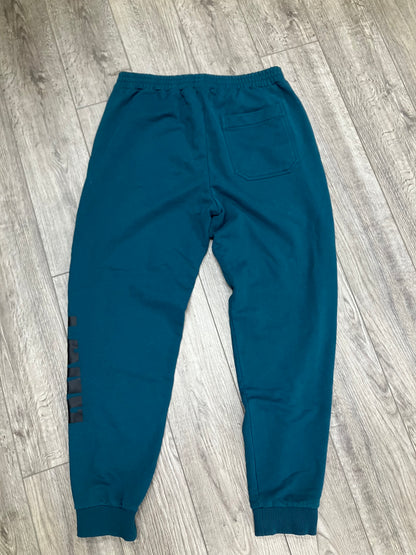 L-Helmut Lang Teal Sweatpants