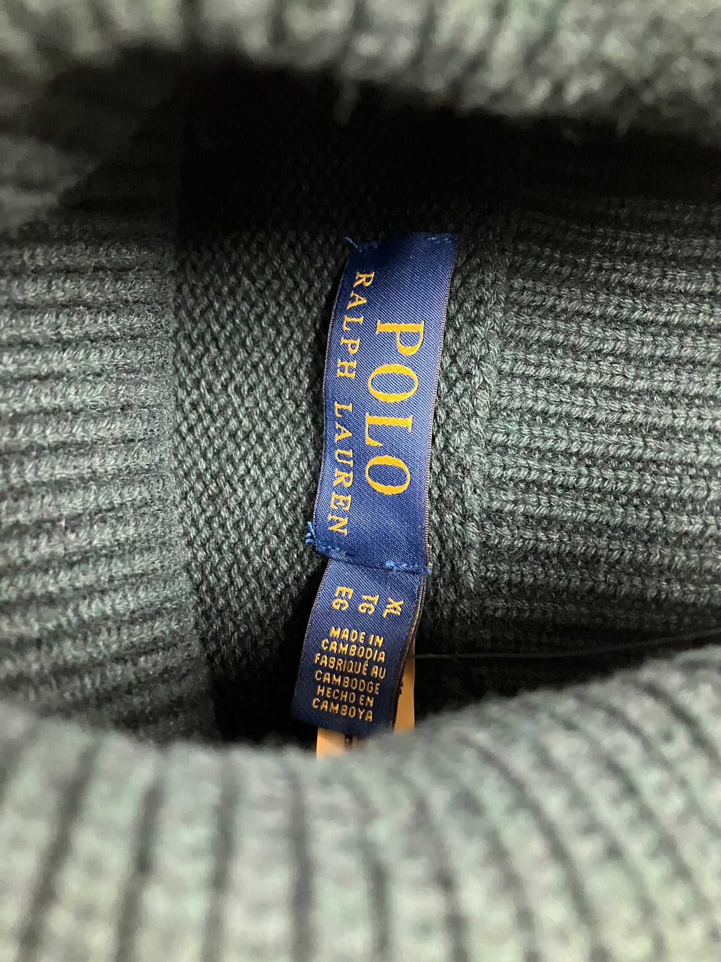 XL-Polo Ralph Lauren Equestrian Horsehead Turtleneck