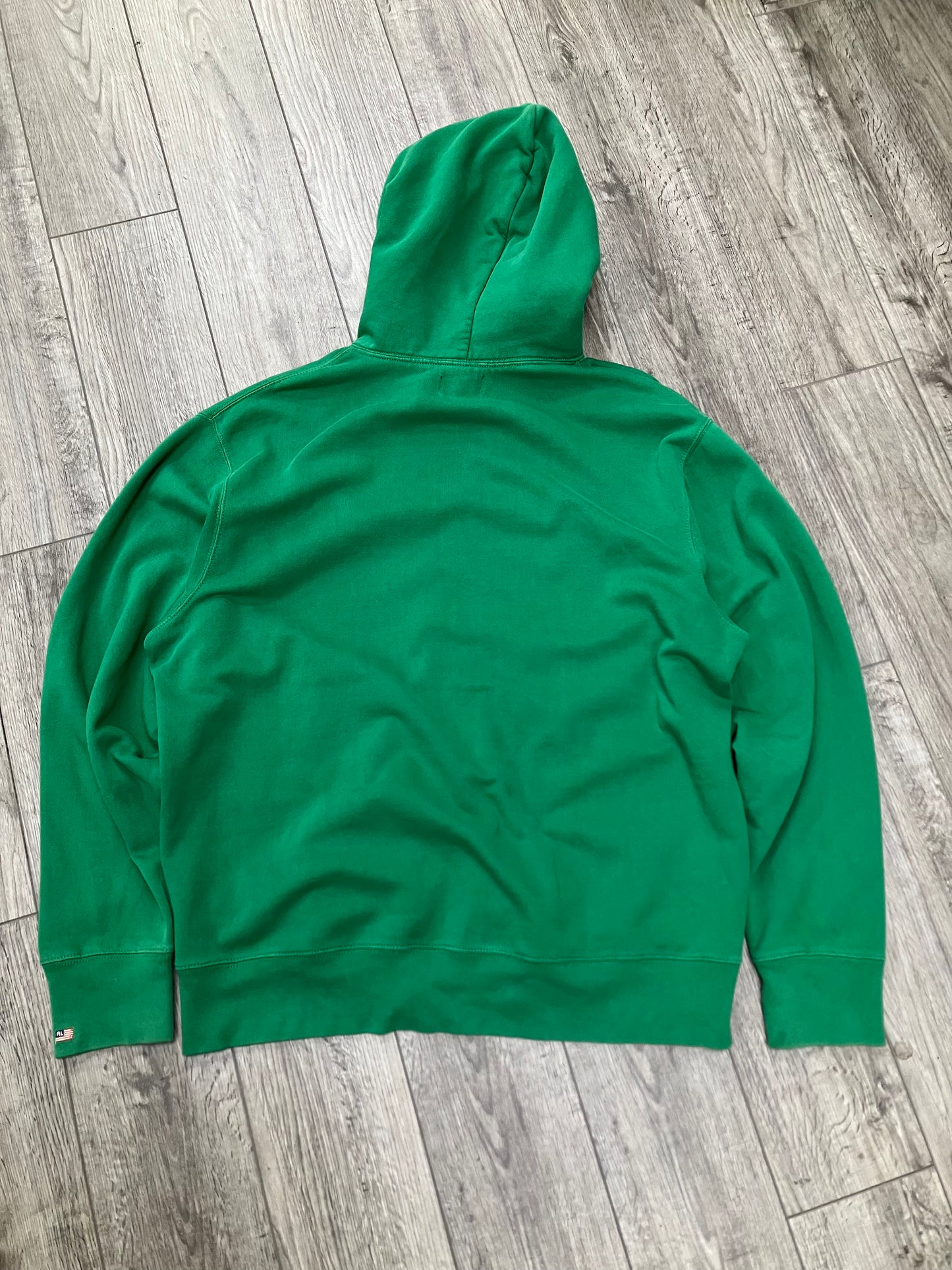 XL-Polo Jeans Company Green Zip Logo Hoodie