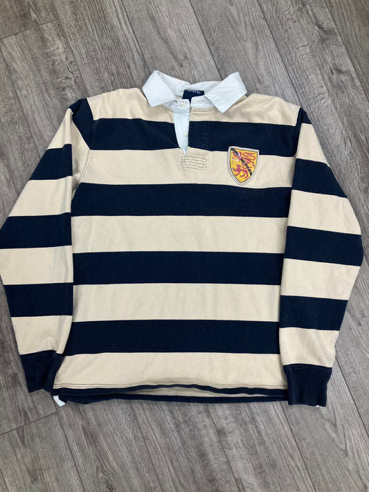 L-Polo Crest Beige Long sleeve