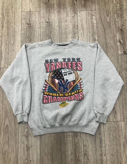 Vintage 1996 New York Yankees World Series Champions Sweatshirt Size XL