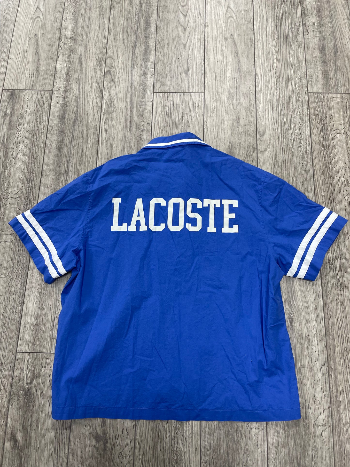 L-Lacoste Relaxed Fit Button Up Shirt
