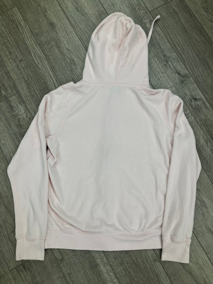 L-Pink Polo Zip Up
