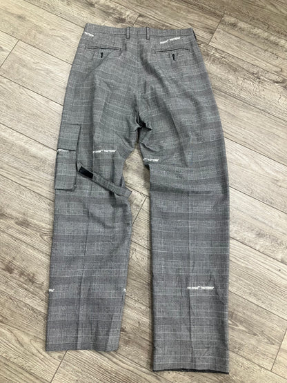 30-Off-White Tailored Strap Cargos