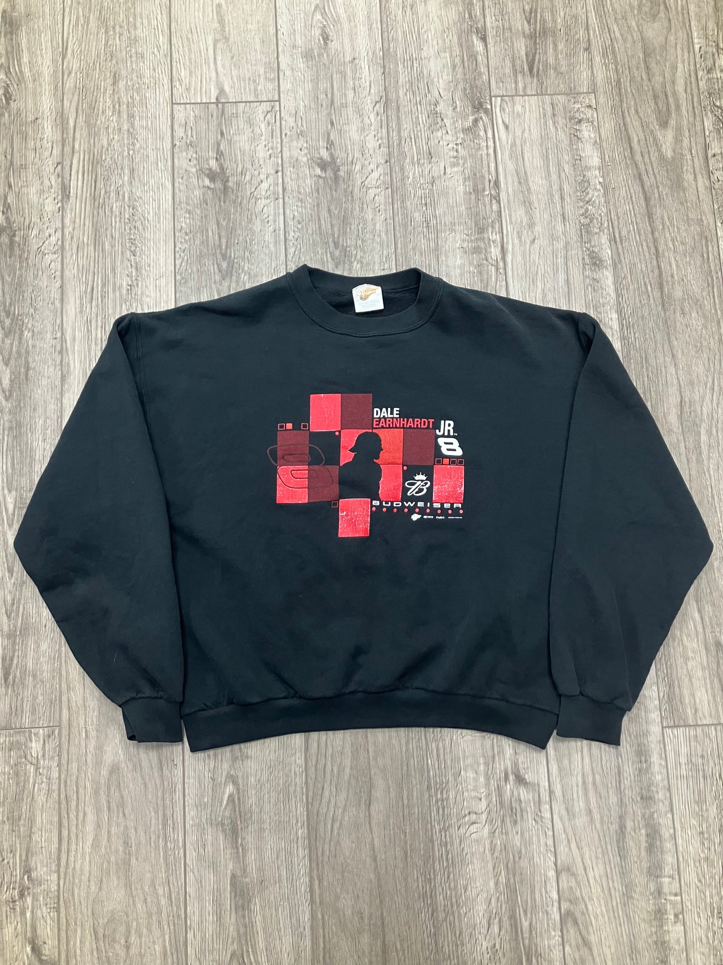 Dale Jr Black Sweatshirt Size L Fits S-M