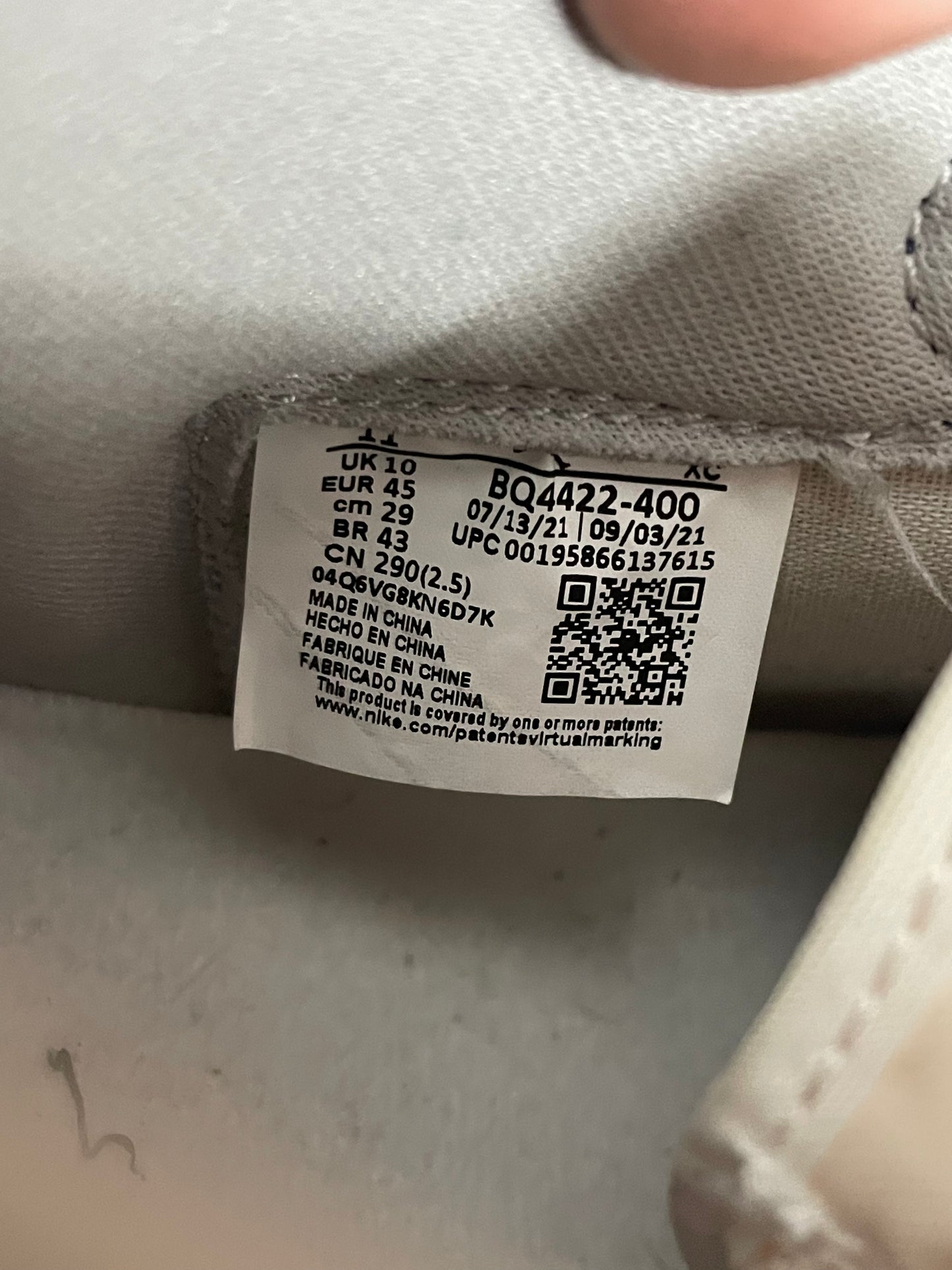 Jordan 1 Retro High ‘85 Georgetown Size 11