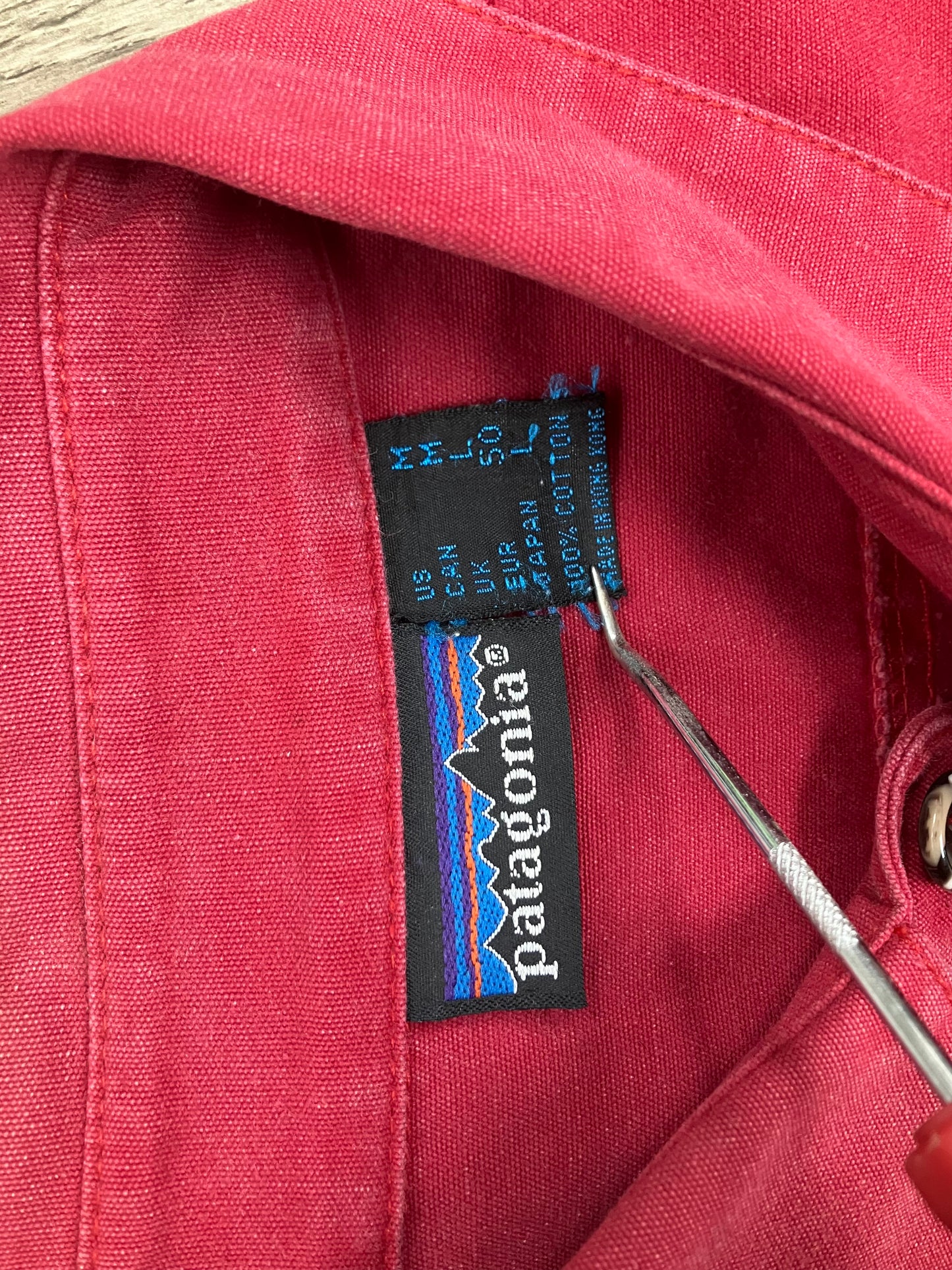 M-Patagonia Red Button Up Shirt