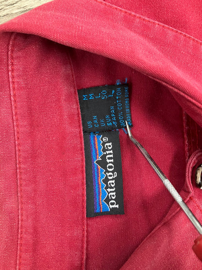 M-Patagonia Red Button Up Shirt