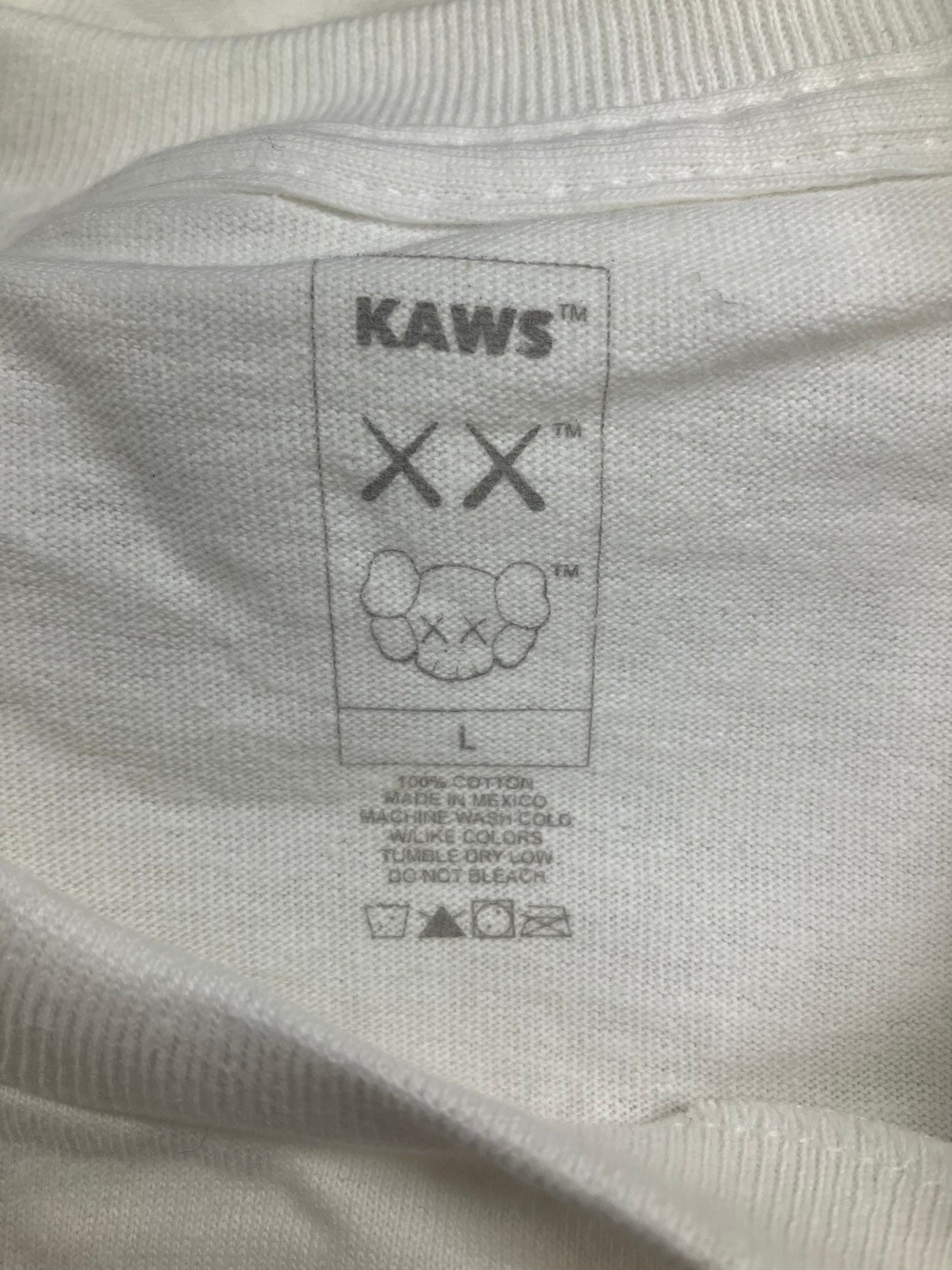 L-Kaws Skeleton New Fiction Tee