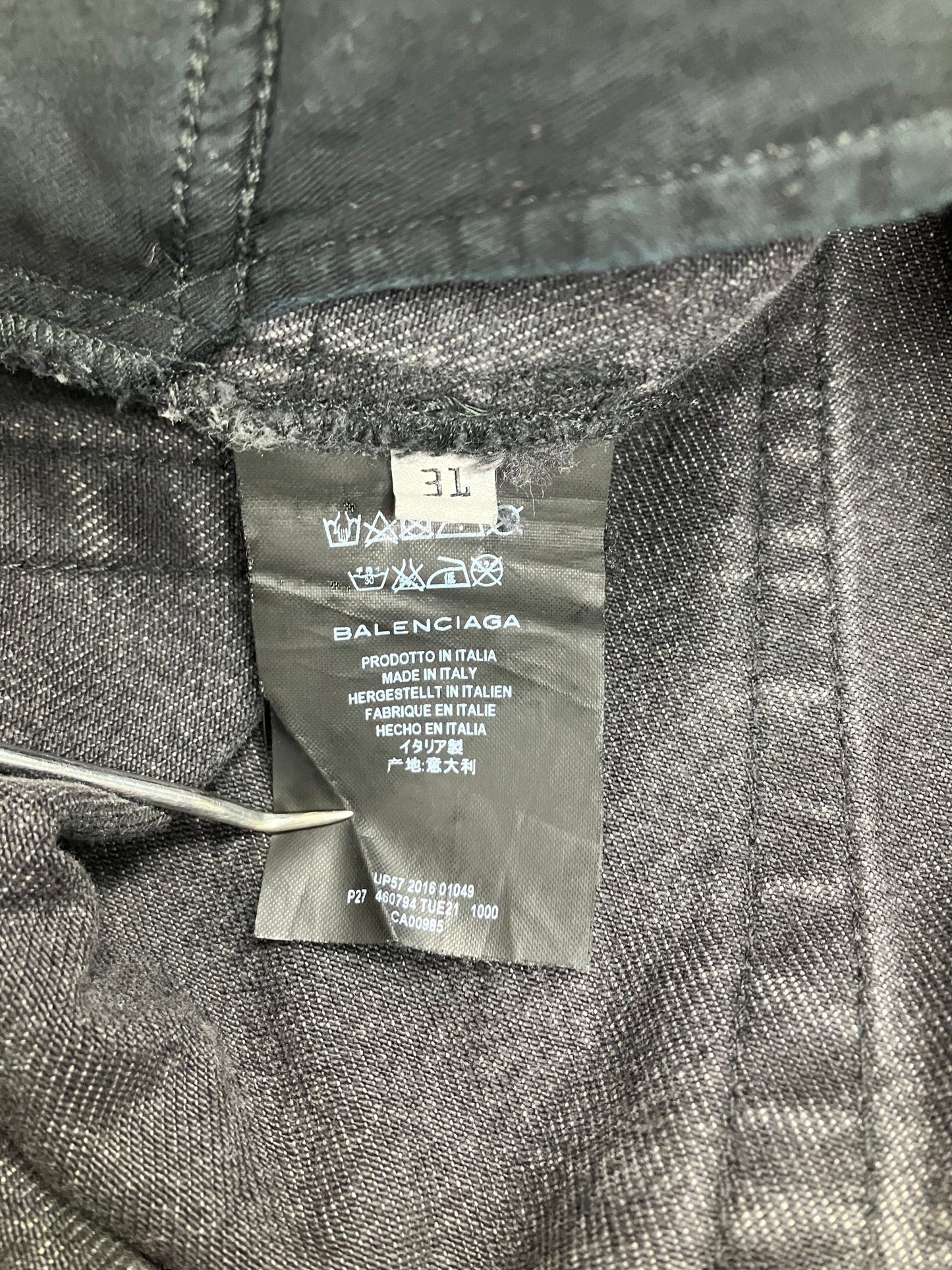 31-Balenciaga Side Stripe Jeans