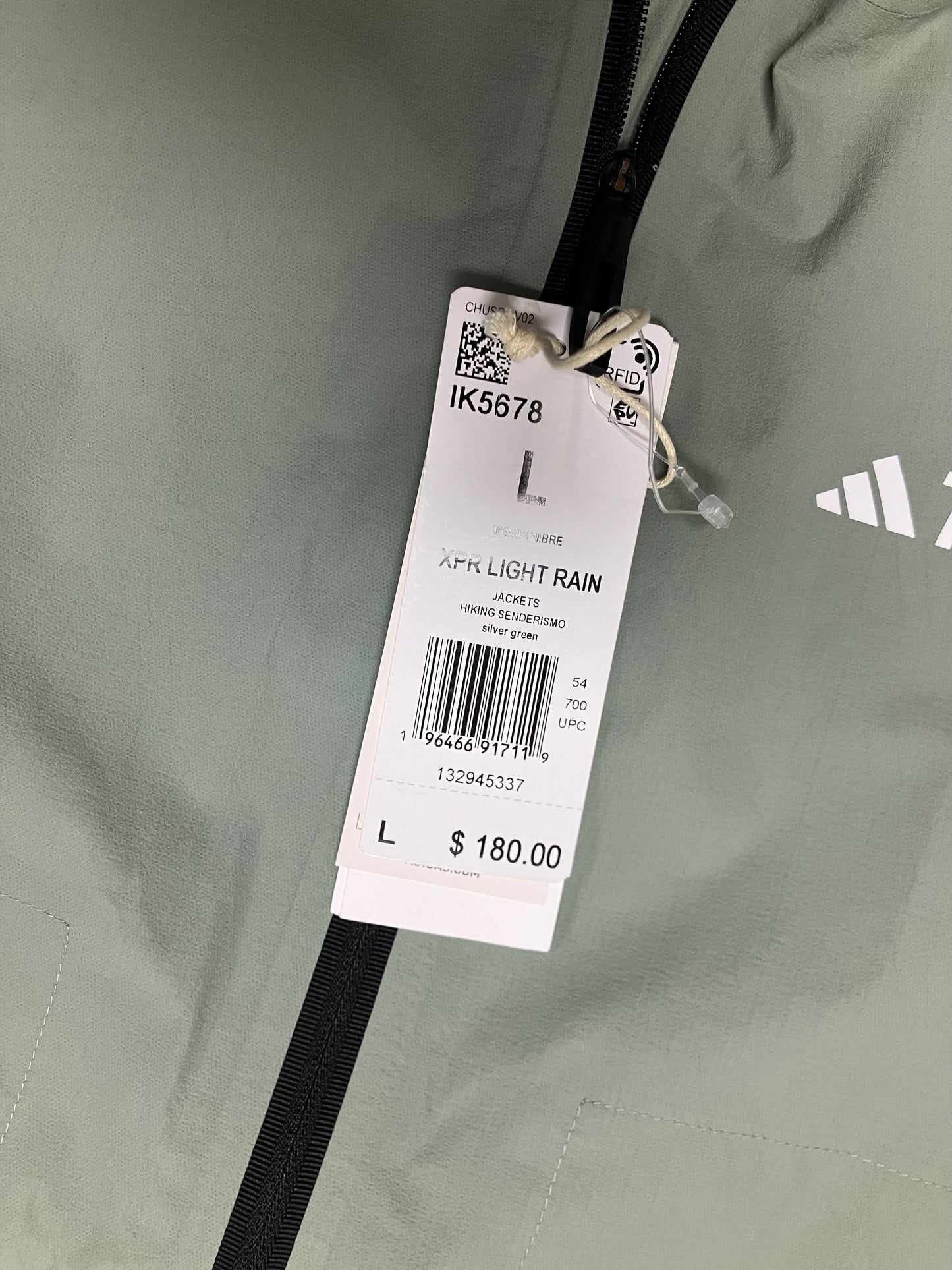 L-Adidas Terrex Xperior Light Rain Jacket