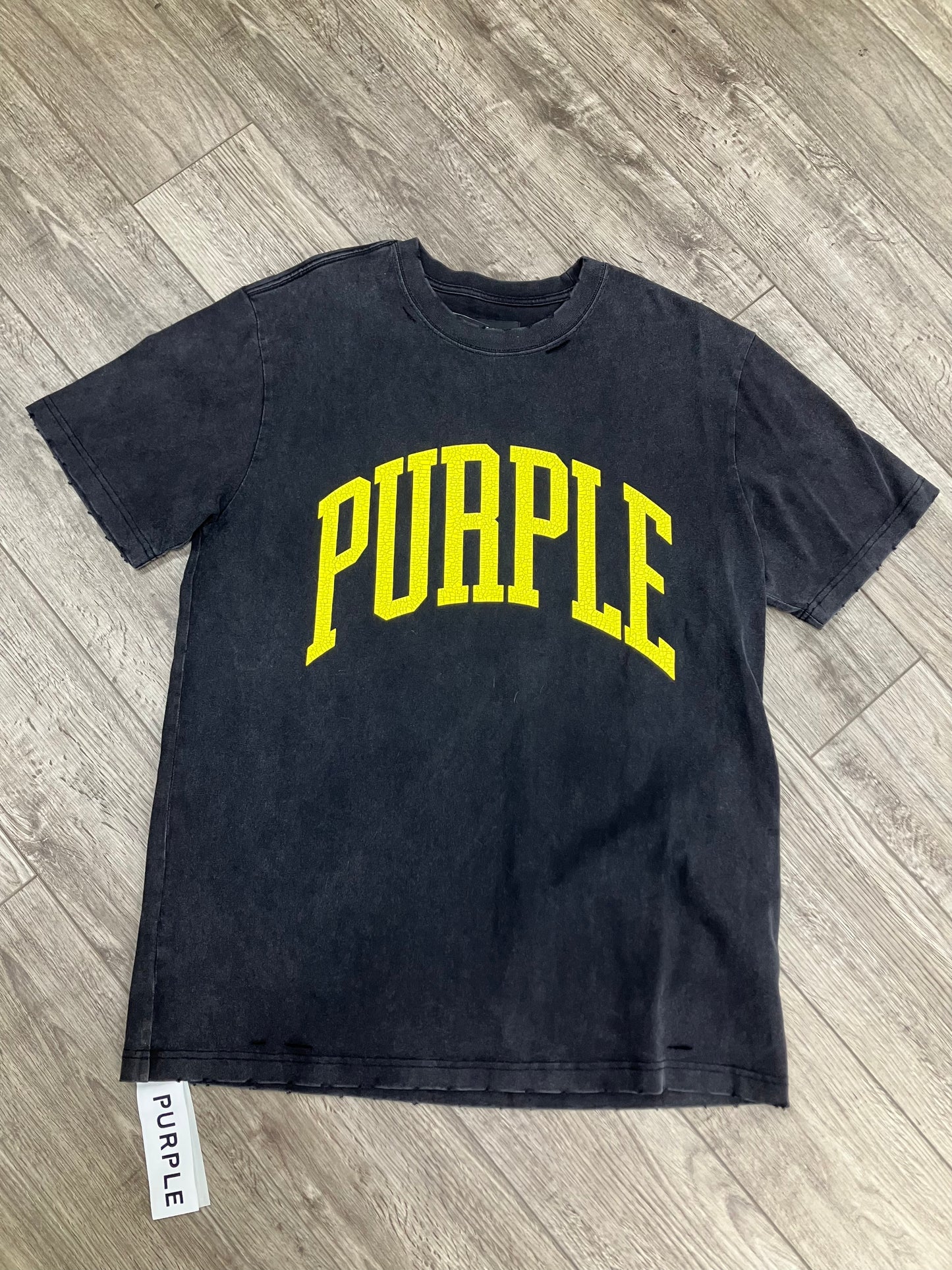 L-purple brand College Logo tee
