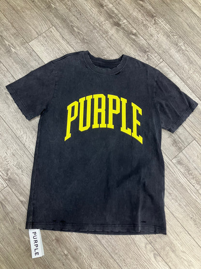 L-purple brand College Logo tee
