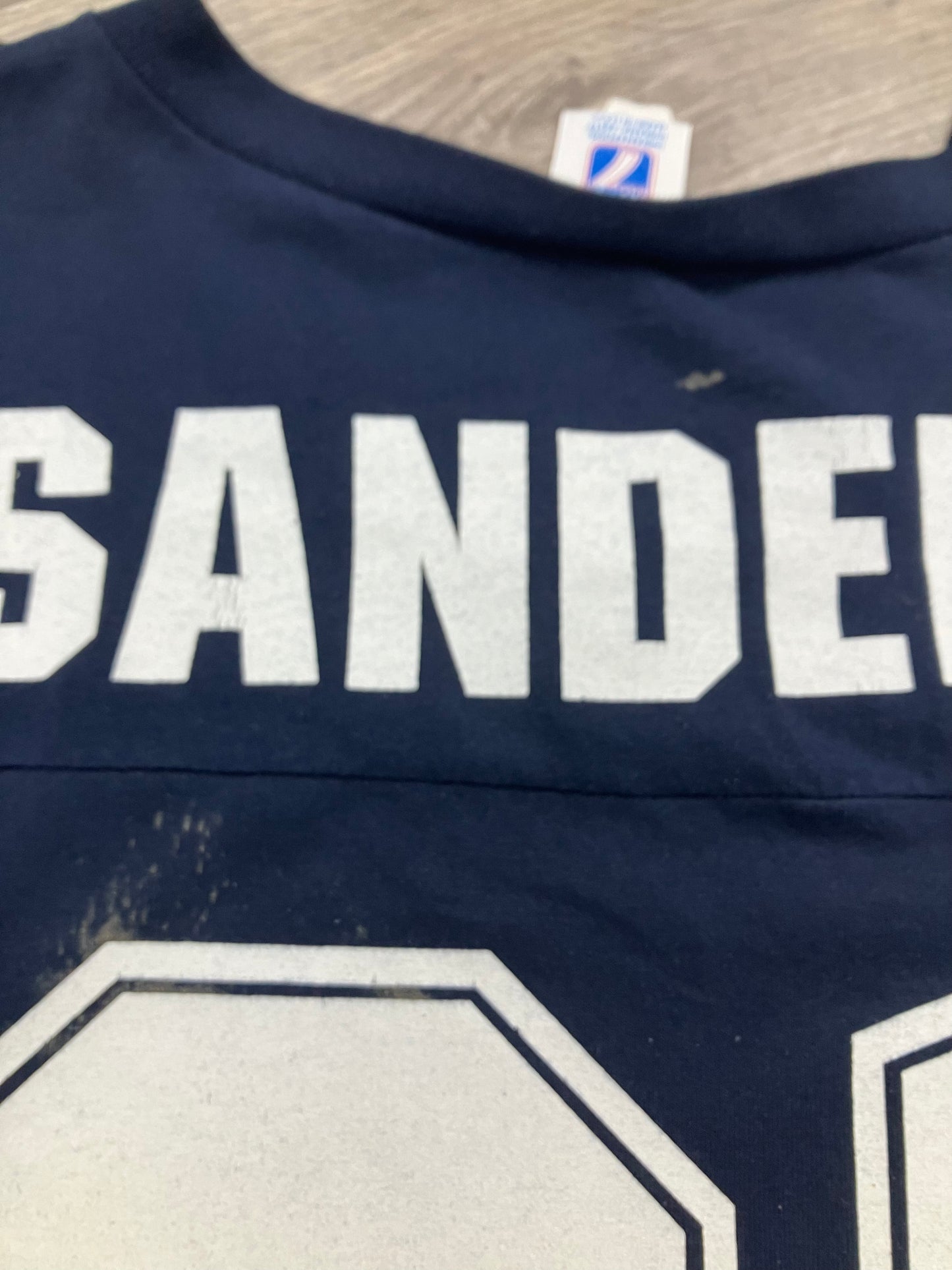 Vintage Logo 7 Deion Sanders Dallas Cowboys Tee Size XL