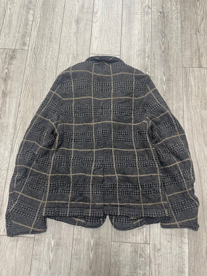 2/M-Undercover Wool Check Knit Jacket