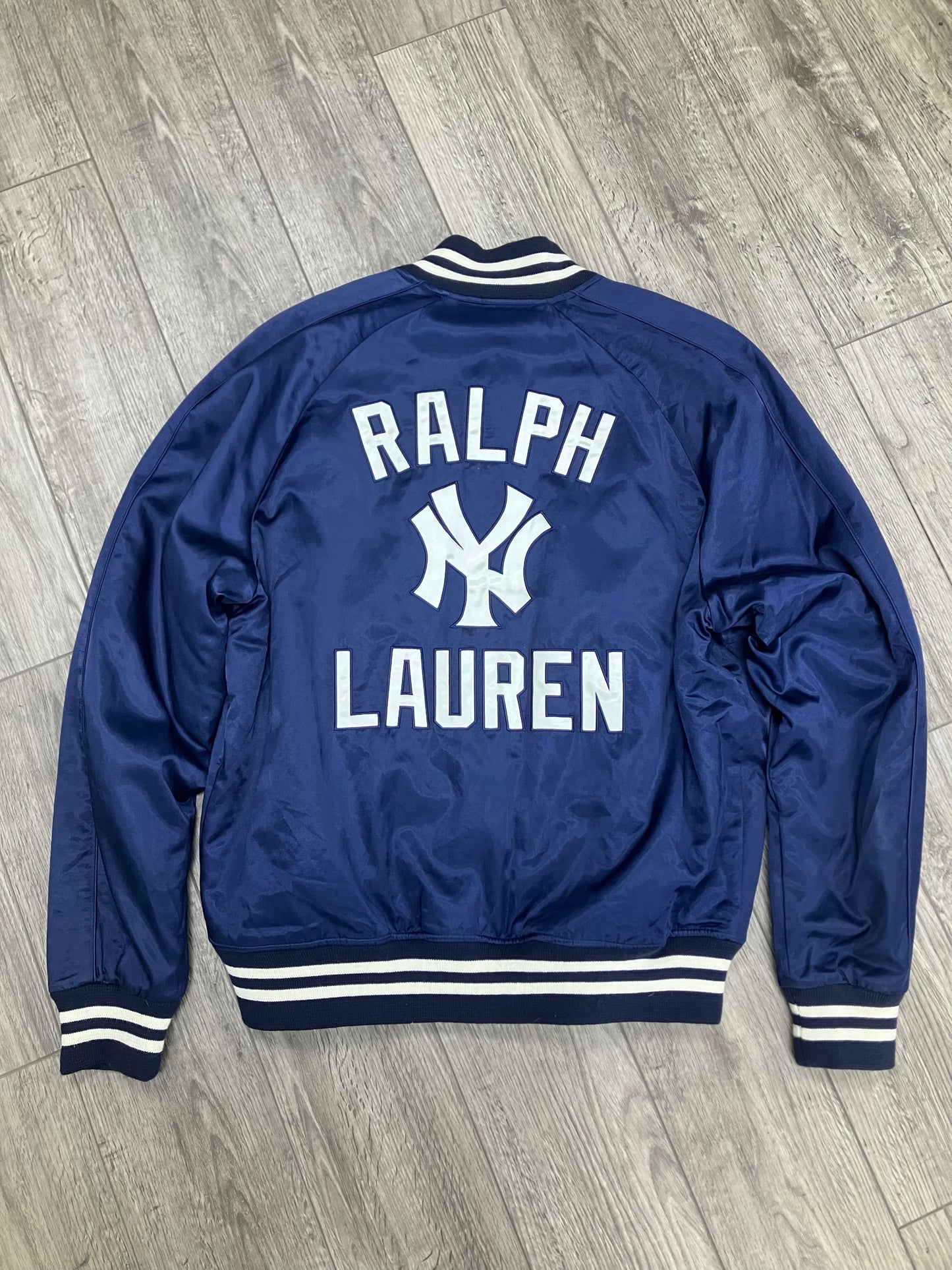 L-Polo Ralph Lauren Yankees Varsity Jacket