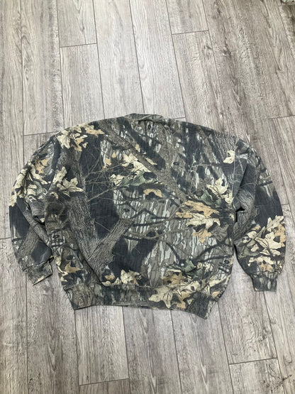 2XL-Jerzees Outdoors Vintage Camo Crewneck