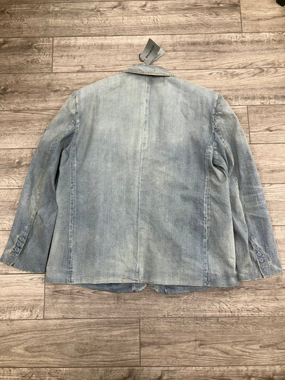 42-Balenciaga Denim Blazer Jacket